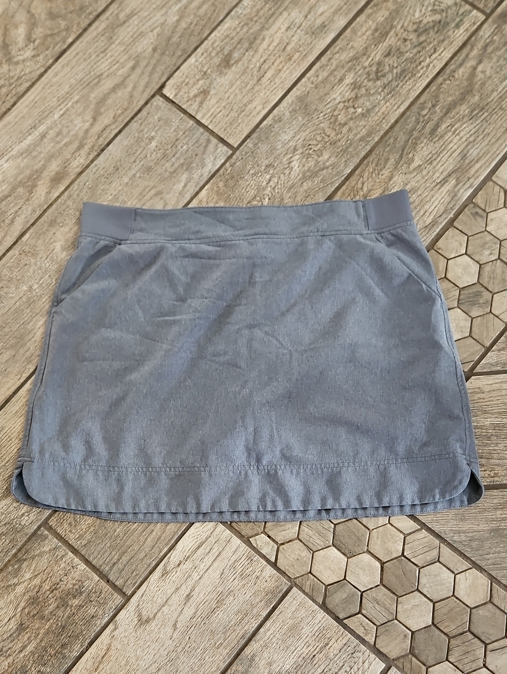Women's Blue Casual Stretch Skort Size Xl